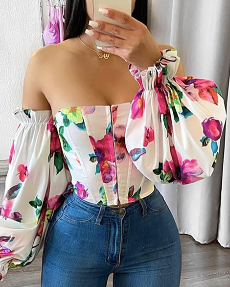 Floral Time Top