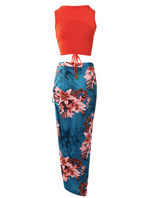 Deadly Enticing Maxi Skirt Set